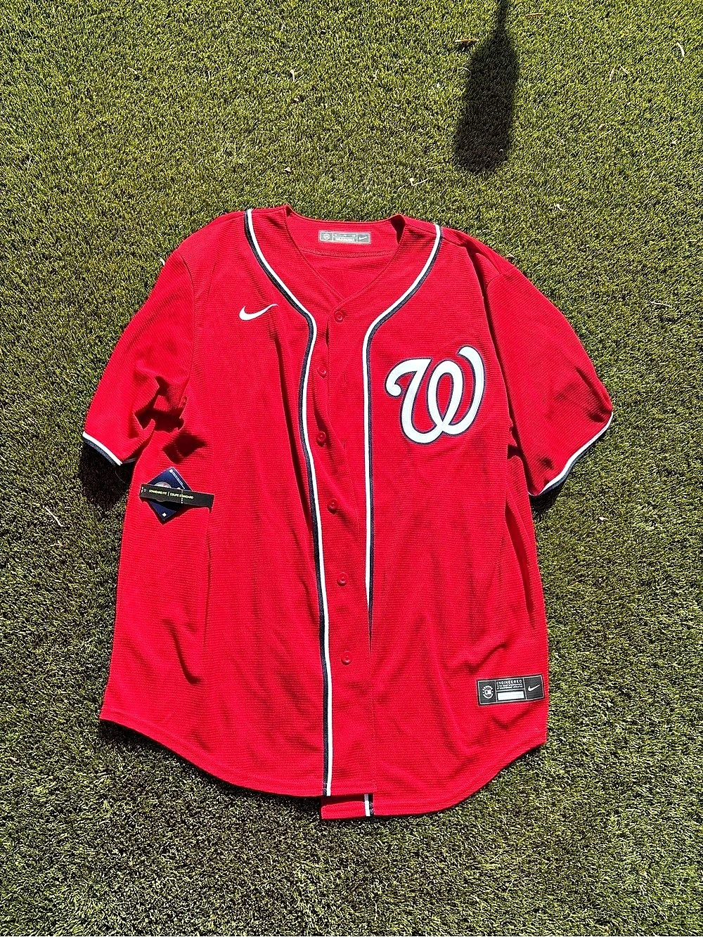 Nike Washington Nationals Max Scherzer #31 Jersey Red & White New with Tags